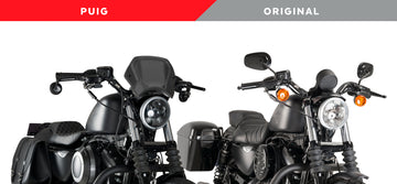 HARLEY DAVIDSON SPORTSTER 883 IRON XL 883 N [2012] – frontalino ALU – argento - 0
