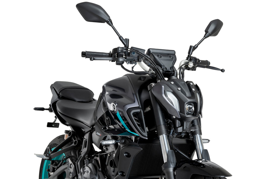 YAMAHA MT-07 PURE [2024] – D12 Spoiler – Mattschwarz