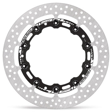 Bmw K 1600 Grand America [2018-2024, 2022-2024] - Disco freno T-Floater serie HALO - Superficie: nero, argento, acciaio inossidabile - Immagine 1