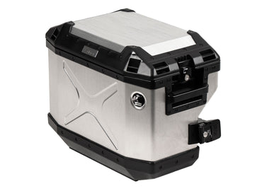 BMW R 1200 GS [2004-2013] - Custodia ritagliata argento Xplorer 37 sinistra