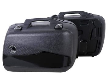 Valigie laterali [Hepco & Becker] - set di valigie Junior Flash nero Enduro 30L/40R – universale