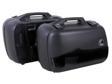Valigie laterali [Hepco & Becker] - set di valigie Junior Flash nero Enduro 30L/40R – universale