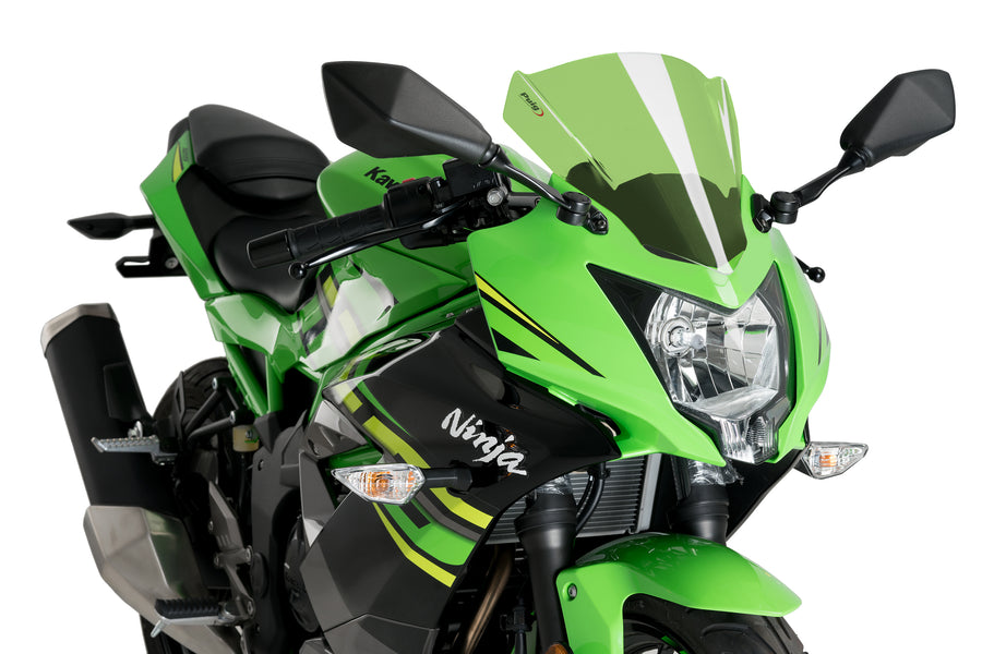 KAWASAKI NINJA 125 [2024] – Z-Racing Scheibe – Schwarz