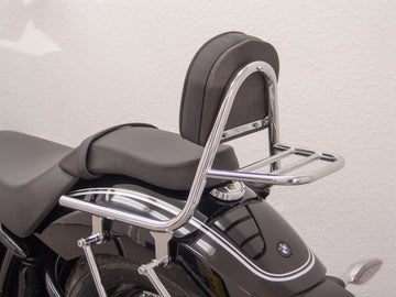 BMW R 18 (OL11) 2021- [2021] - Sissy Bar aus Rohr mit Kissen und Gepäckträger