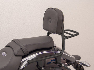 BMW R 18 (OL11) 2021- [2021] - Sissy Bar aus Rohr mit Kissen und Gepäckträger, schwarz