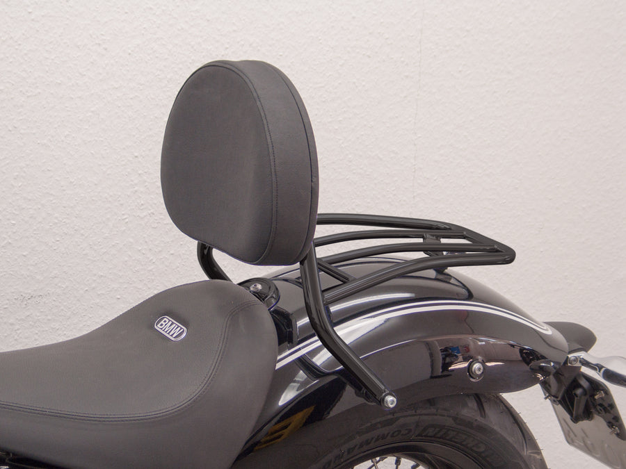 BMW R 18 (OL11) 2021- [2021] - Barra femminuccia con un grande cuscino arrotondato e portapacchi, nero