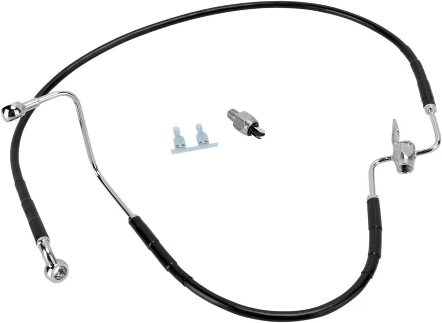 Harley Davidson FLST [DRAG SPECIALTIES] - Kit tubi freno in acciaio inossidabile