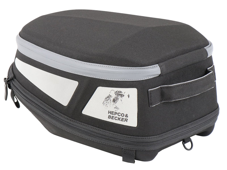 Tail bag [Hepco & Becker] - Royster Rearbag Sport tail bag with strap attachment - black/gray – Sportrack