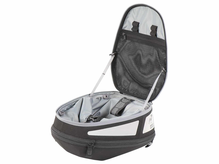 Tail bag [Hepco & Becker] - Royster Rearbag Sport tail bag with strap attachment - black/gray – Sportrack