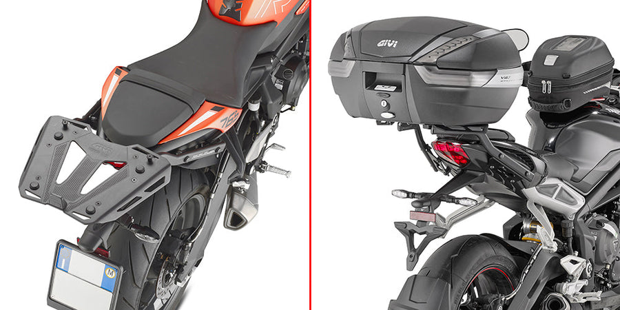Triumph Street Triple 765 RS [2025–2026] – Topcaseträger für Monokey oder Monolock