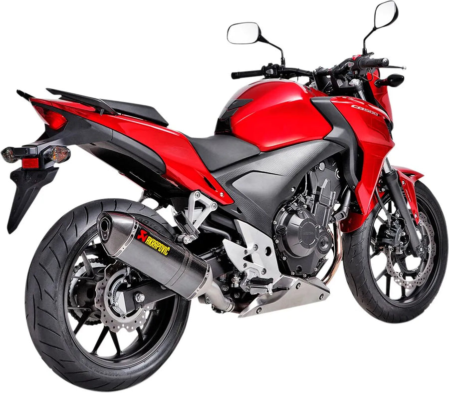 honda cb 500 [AKRAPOVIC] – Silenziatore slip-on in fibra di carbonio
