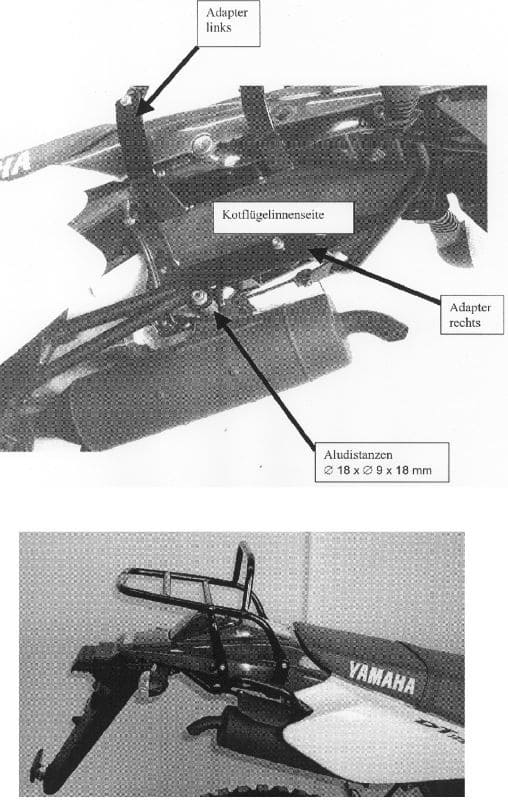 Yamaha dt 125 x [2005-2006] - luggage bridge