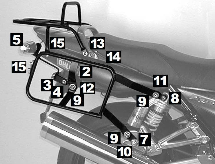 Yamaha XJR 1300 [2007-2014]-Complete carrier lock-IT