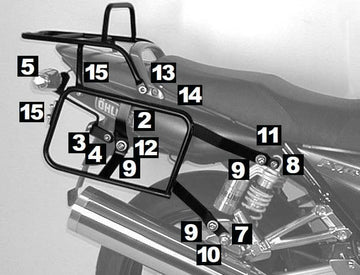 Yamaha XJR 1300 [2007-2014] -Chepte Carrier Lock-it
