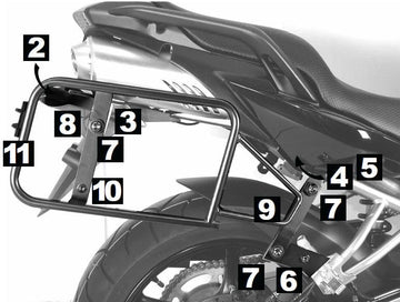 Yamaha FZ 6 [2007-2009] -LOCK-IT CASE CARER - 0