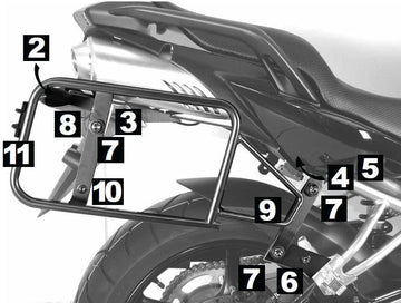 Yamaha FZ 6 [2007-2009] -LOCK-IT CASE CARER