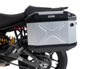 DUCATI Multistrada V2 [2025-2026] - Portapacchi Set Cutout nero incl. Set di borse laterali Xplorer Cutout argento