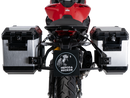DUCATI Multistrada V2 [2025-2026] - Portapacchi Set Cutout nero incl. Set di borse laterali Xplorer Cutout argento