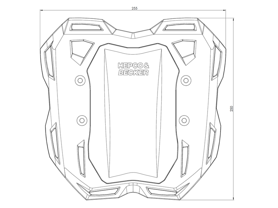 Hepco & Becker Smartrack-Heckträger für KTM 1290 Super Duke GT (2016-2026) – im Komplettset enthalten