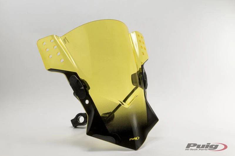 YAMAHA MT-07 PURE [2024] - PUIG Rafale Windschild | Gelb | PUIG 6894G