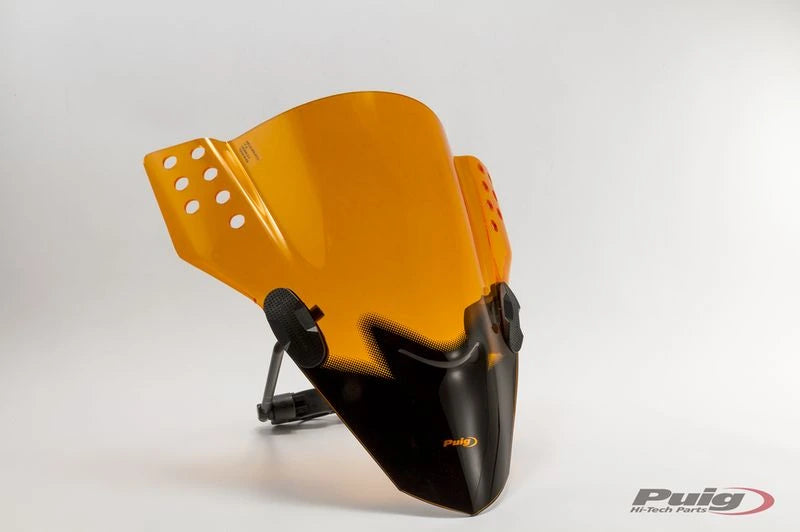 YAMAHA MT-07 PURE [2024] - PUIG Rafale Windschild | Orange | PUIG 6894T