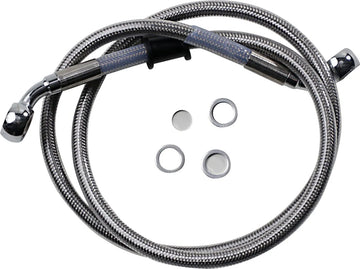Harley Davidson Softail Street Bob FXBB [DRAG SPECIALTIES] - Kit linea freno in acciaio inossidabile