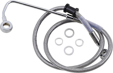 harley davidson fxsb [DRAG SPECIALTIES] – Verlängerte Edelstahl-Bremsleitung - 0