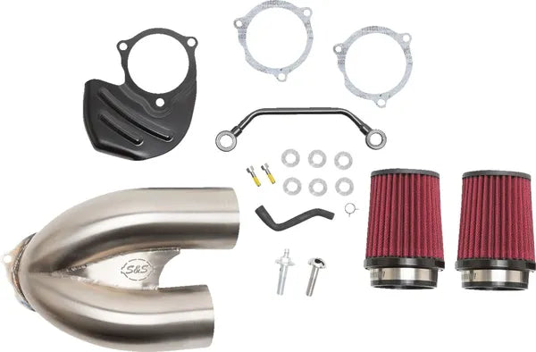 Harley-Davidson FXLRST 1923 Softail Low Rider ST 117 H.O. [2025] - Tuned Induction Luftfilterkit – Oberfläche: Silber – Bild 6