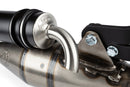 Aprilia SR Netscaper 50 2T LC - Scarico realizzato a mano TT Black Edition