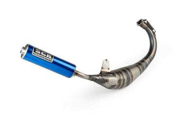 Derbi Senda R DRD Racing Enduro 50 2T D50B0 [2006–] - Auspuff Racing Line 70 80 Blau