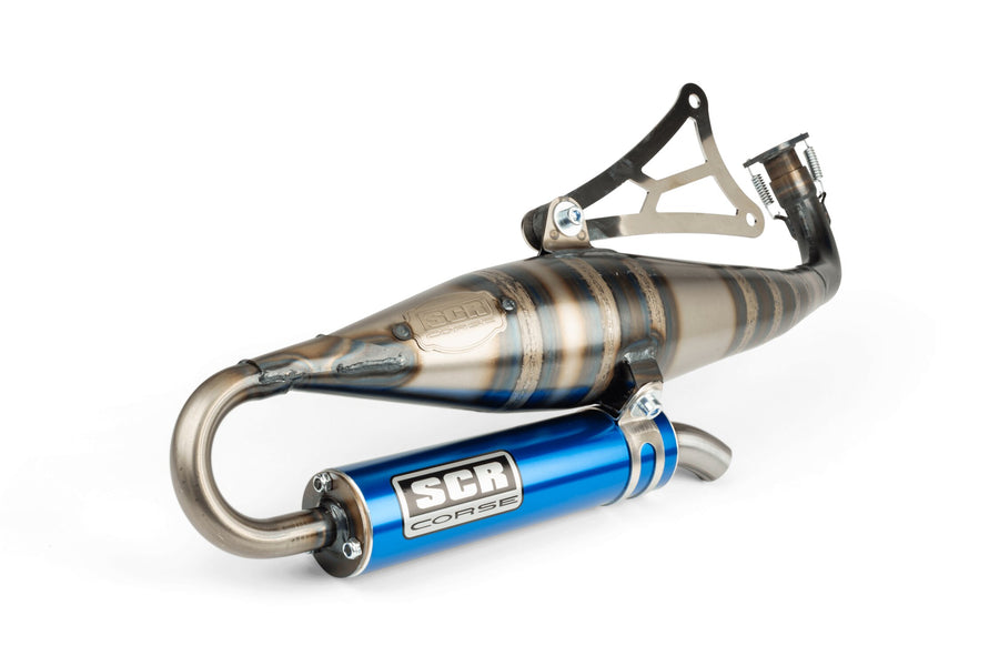Aprilia SR Netscaper 50 2T LC - Scarico Handmade 70 blu