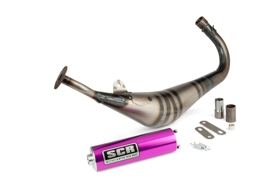 Beta RR Enduro 50 2T - Exhaust Handmade 50-70 purple