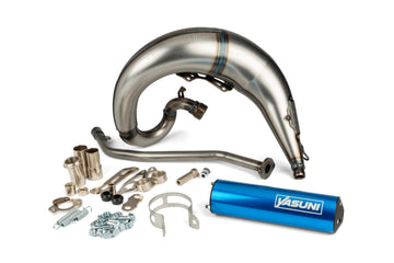 Beta RR Enduro 50 2T - Scarico Cross ML Blu Sinistro