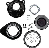 Harley-Davidson Xl 883 C Sportster Custom [1998] - Sidekick Luftfilter-Kit – Oberfläche: Silber – Bild 9
