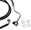 harley davidson fltr [DRAG SPECIALTIES] – Verlängertes schwarzes Vinyl-Bremsleitungs-Kit-2
