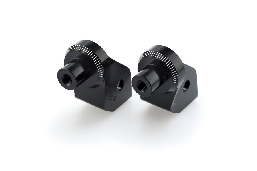 BMW G 650 GS SERTAO [2016] – Adapter Fußrasten- Gummipad "Rider" – Schwarz