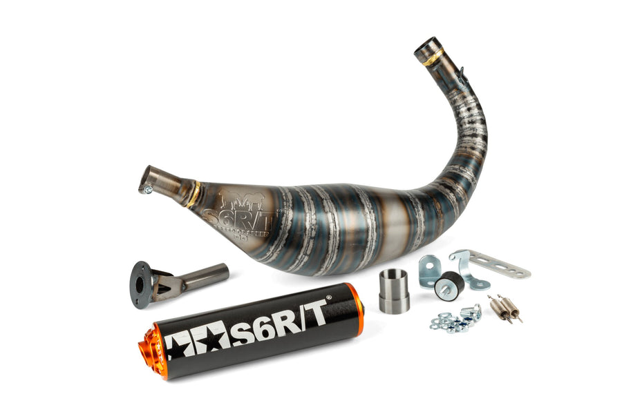 Fantic XE 50 2T - Scarico R/T 80-90 Nero / Arancio