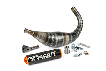 Rieju MRT 50 2T - Auspuff R/T 80–90 Schwarz / Orange