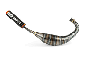 Derbi Senda X-Race SM '05 - '10 50 2T D50B0 - Scarico 80-90 Nero / Arancio