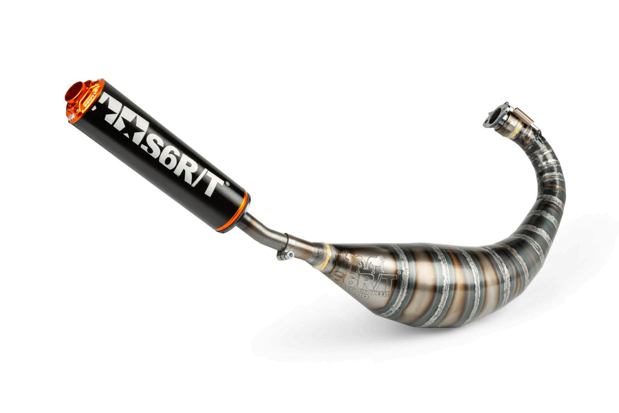 Aprilia SX Factory 50 2T - Scarico 80-90 Nero / Arancio
