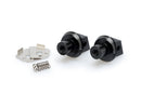 SUZUKI DL 800 V-STROM [2025] – Adapter Beifahrer Fußrasten- Gummipad – Schwarz-3