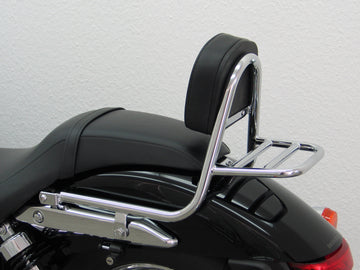 Honda Shadow VT 750 C Black Spirit [2010-2011] - Barra femminuccia fatta di tubi con cuscini e portapacchi