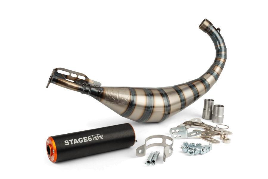 Beta RR-T SM 50 2T - Scarico Streetrace 80-90 Arancio Nero