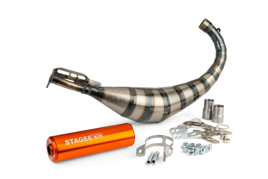 Beta RR Enduro 50 2T - Scarico Streetrace 80-90 Arancio