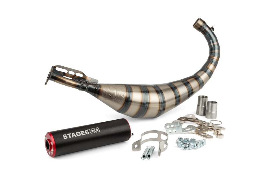 Beta RR Track 50 2T - Scarico Streetrace 80-90 Rosso