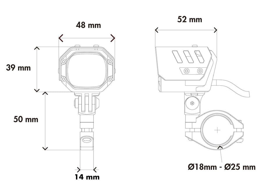 Kawasaki KLE 500 / SE [2026-] - Nova LED Zusatzscheinwerfer