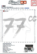 Beta RR Enduro 50 2T - Gruppo cilindri scarico Big Racing 77ccm