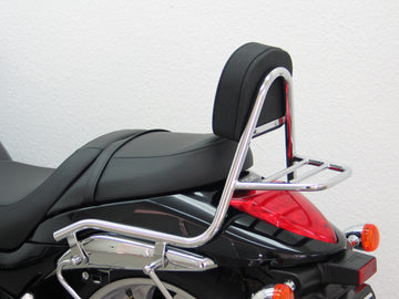 Suzuki M 1800 R/R2 Intruder (VZR 1800) [2006] - Sissy bar tubolare con cuscino e portapacchi