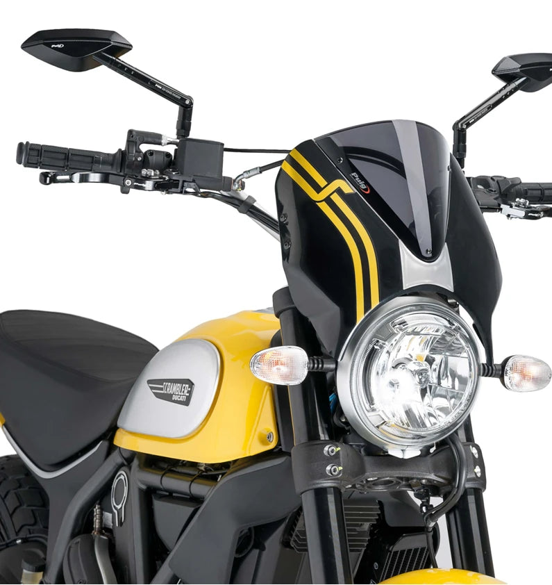 DUCATI SCRAMBLER 800 ICON DARK [2025] – RetroVision windshield visor