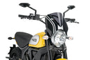 DUCATI SCRAMBLER 800 ICON DARK [2025] – RetroVision Windshield Visor – Black-25